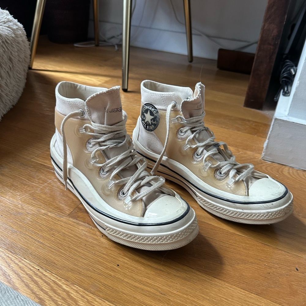 Converse X Kim Jones High-Top Sneakers in Tan - Size 8 mens